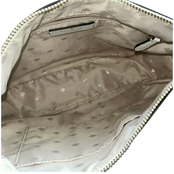 NWOT! Kate Spade White Leather Rainbow Lettered Purse w/ 2 Straps & Dusty - Picture 4 of 16